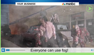 Froggy's Fog on MSNBC TV